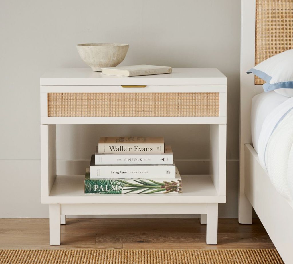 Westly Cane Rattan Bedside Table